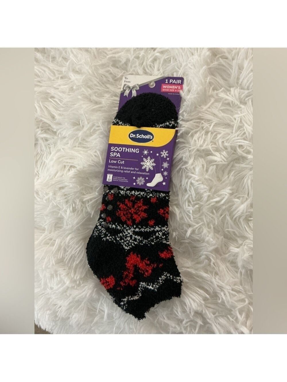 Dr. Scholl’s Soothing Spa Low Cut Slipper Socks Grippers Women’s 4–10
NWT
